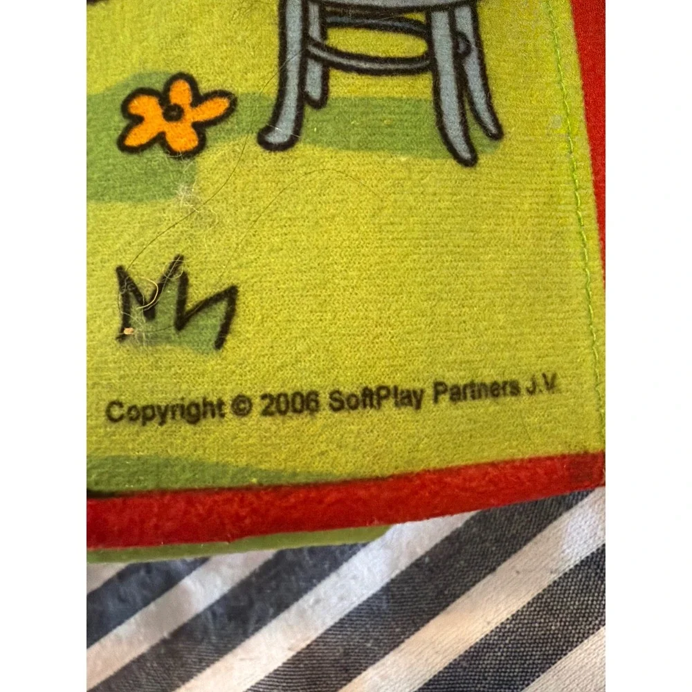 SoftPlay Little Red Riding Hood Cloth Soft Book 2006 Plush Sensory Baby Toy